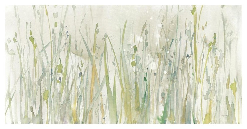 "Autumn Grass Green" Digital Paper Print by Avery Tillmon, 26"x14"