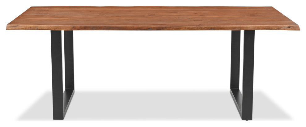 Athea Butterfly Dark live Edge Dining Table - 120"