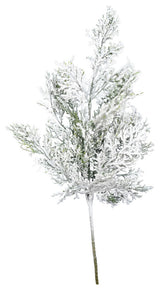 18" Snowy Cedar Spray 6/Pk