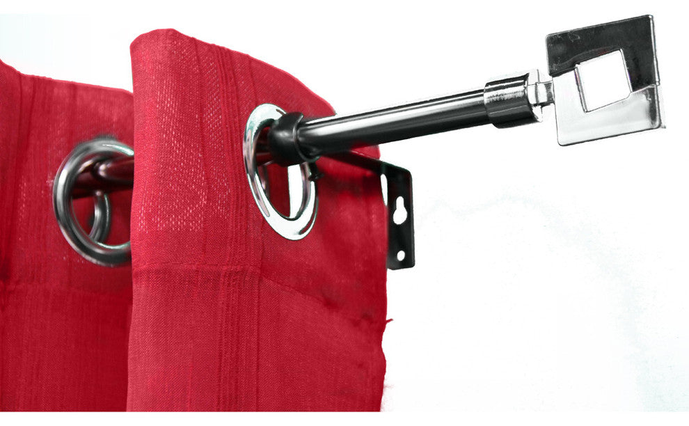 Extendable Curtain Rod Set 49 to 82 L -Diam