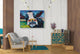 Curious Cow II' by Carolee Vitaletti Giclee Canvas Wall Art, 34"x26"