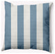 26x26" Graduated Stripe Nautical Decorative Indoor Pillow, Dusty Smoke