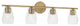 Capital Lighting, 145041AD-524, 32.5"Wx9.5"H 4-Light Vanity