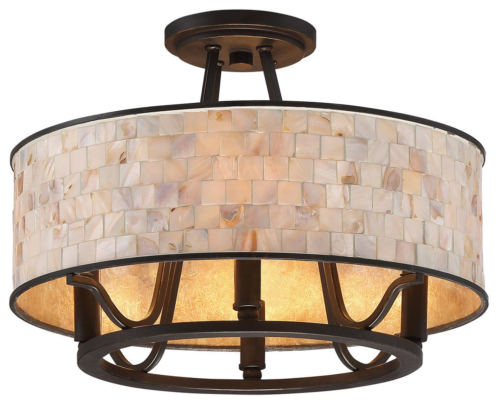 Quoizel Aristocrat Four Light Semi-Flush Mount AS1716PN