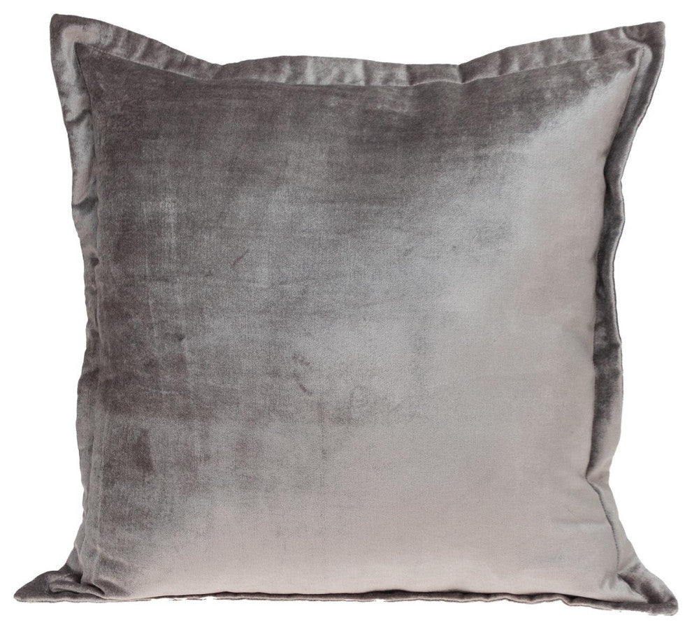 Parkland Collection Agneta Taupe Throw Pillow, 20x20", Taupe