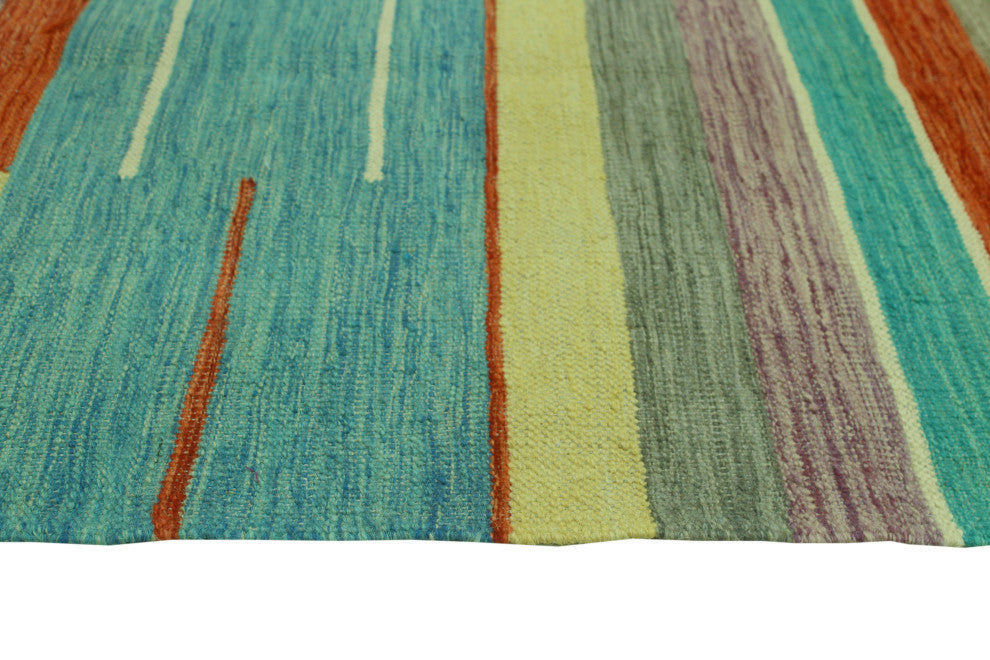 Winchester Kilim Floyd Gray/Ivory Runner, 2'8x9'9