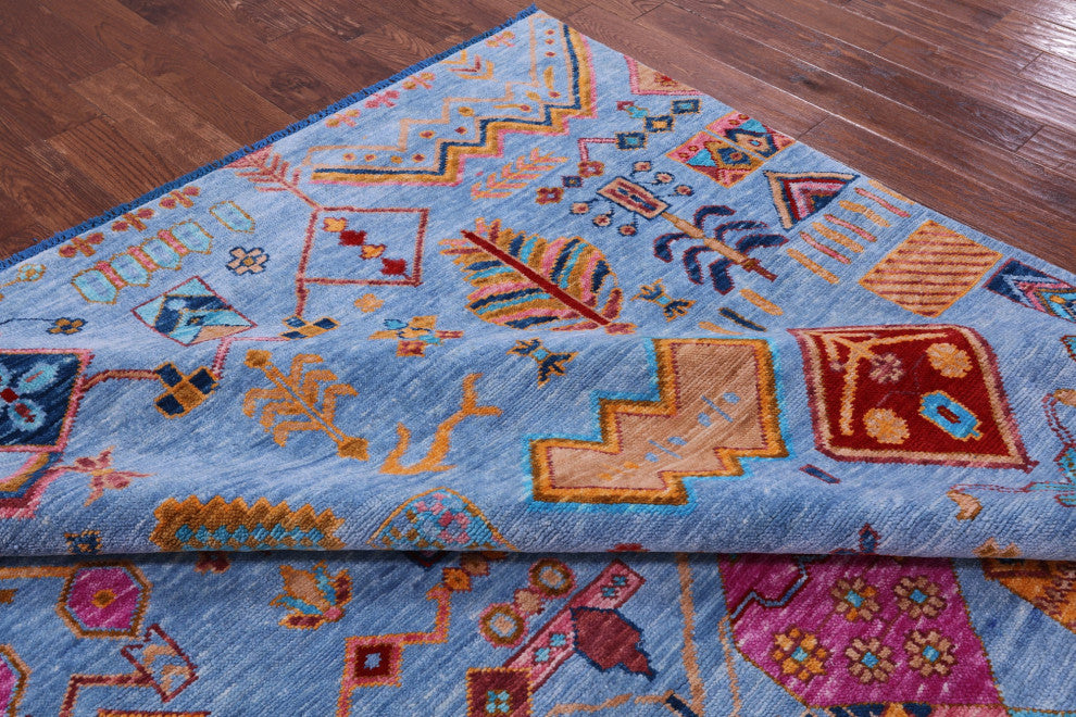Handmade Moroccan Wool Rug 9' 1" X 12' 4" - Q15414