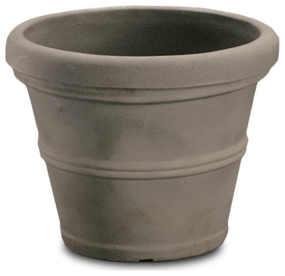 Brunello Planter, Weathered Concrete, 31"