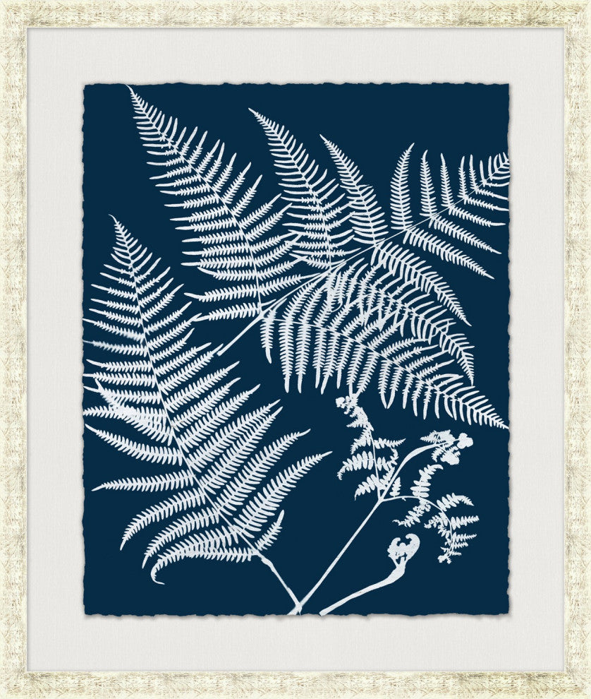 Layered Fernon Indigo 1, Giclee Reproduction Artwork