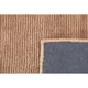 Hue Solid Area Rug, Brown, 5'x8'