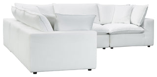 Cali Modular 5-piece L-Sectional, Pearl