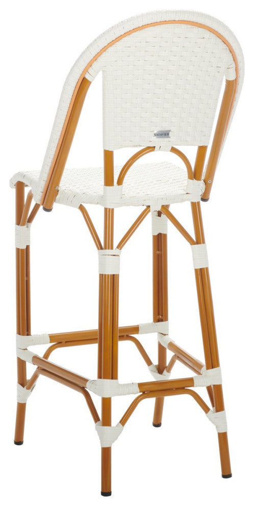 Safavieh California Bar Stool, White