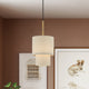 Bellingham 1-Light Antique Gold Leaf Mini Pendant