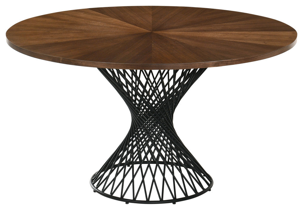 Cirque Varde 5-Piece Walnut Dining Set