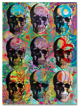 Dean Russo '9 Skulls' Canvas Art, 47x35