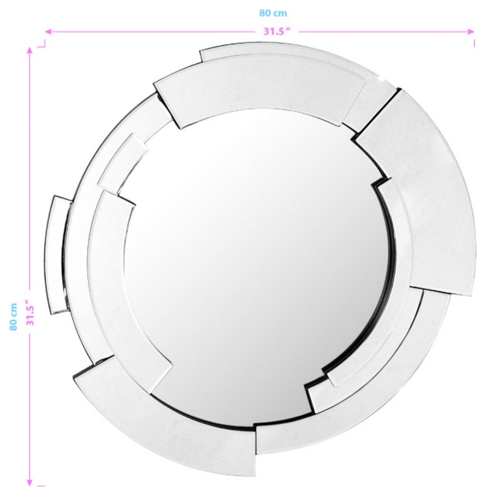 Silver Expanse Wall Mirror
