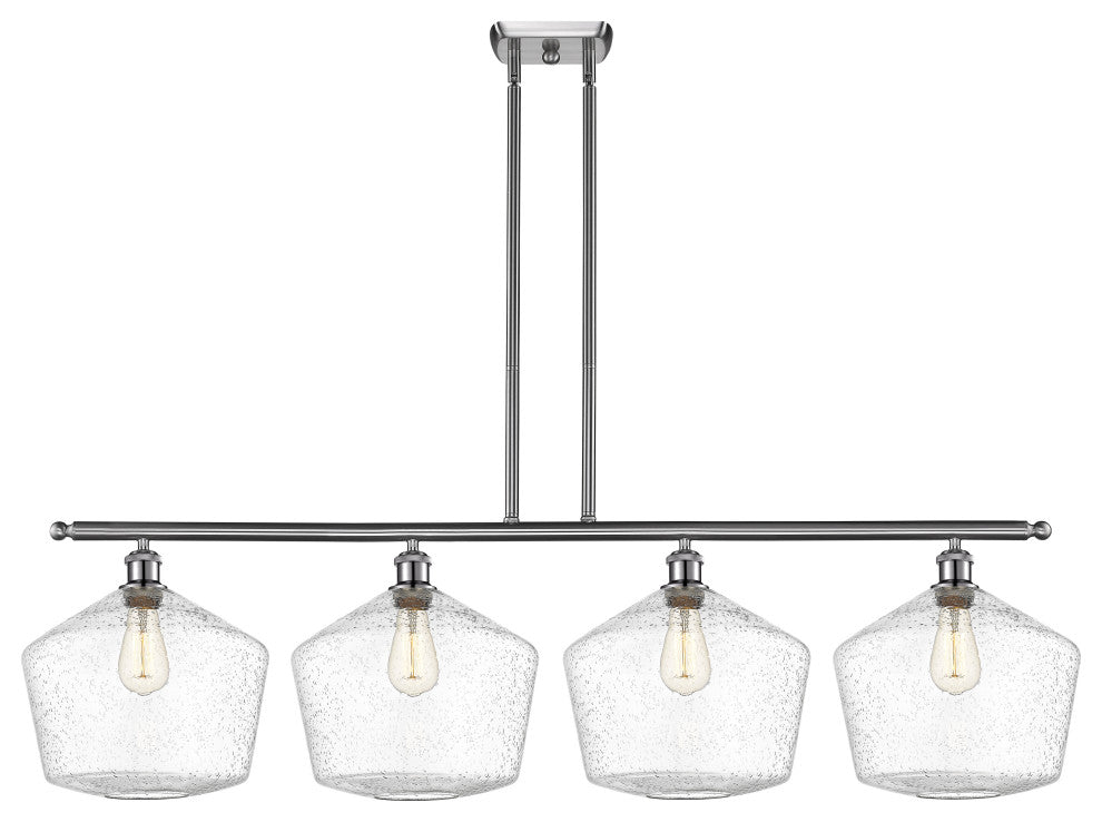 Innovations 516-4I-SN-G654-12-LED 4-Light Island Light, Brushed Satin Nickel