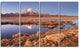 Sajama National Park Bolivia, Large Landscape Canvas Art, 48"x28", 4 Panels