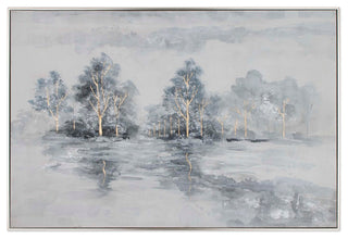 Winter's Woods Framed Canvas