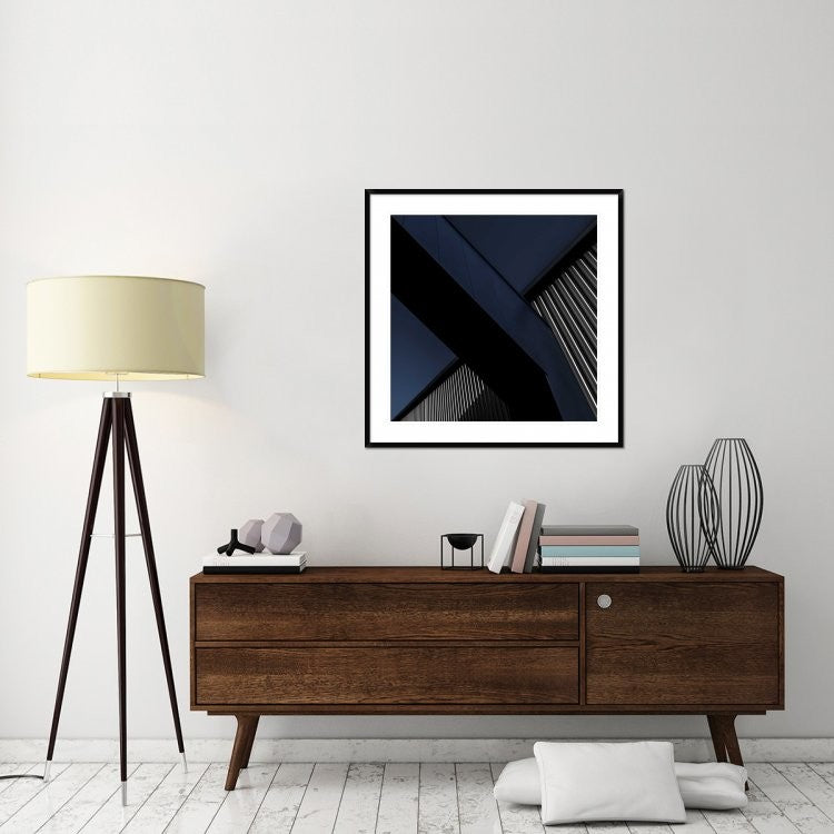 "The X Factor" Framed Digital Print by Gilbert Claes, 38"x38"
