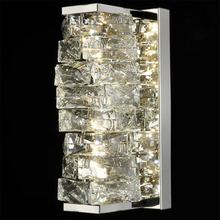 Modern LED Wall Lights Crystal Wall Sconce, Chrome