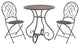 Safavieh Adriel 3Pc Bistro Set, Rustic Brown