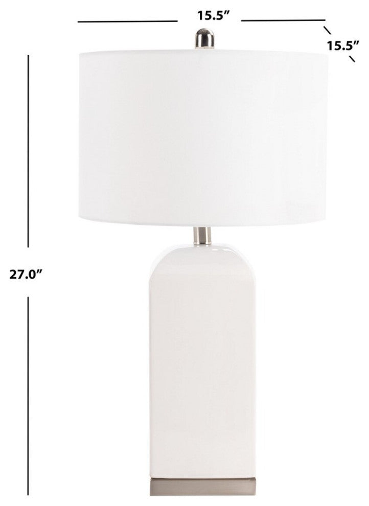 Safavieh Ernia Table Lamp Set of 2 White
