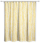 Modern Herringbone Shower Curtain, Yellow