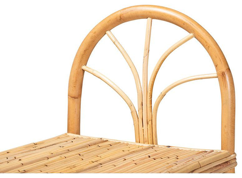 Seville Modern Natural Finished Rattan Counter Stool