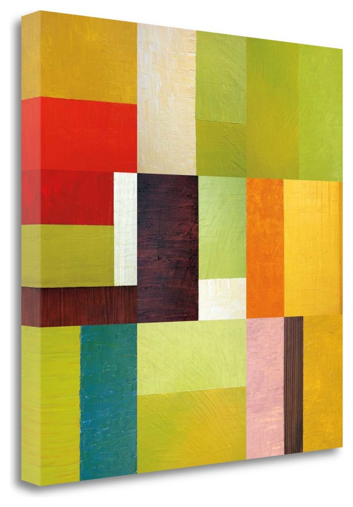 "Color Study Abstract 2" By Michelle Calkins, Giclee on Gallery Wrap Canvas