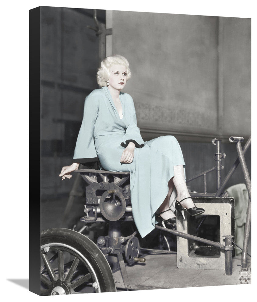 "Jean Harlow - The Beast of the City" Canvas Giclee, 17"x22"