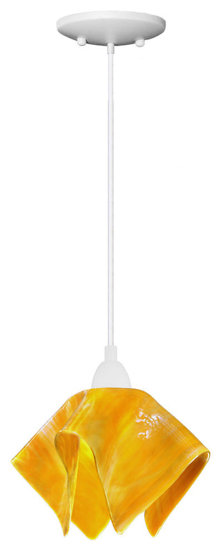 Jezebel Radiance Flame Small Pendant, Amber