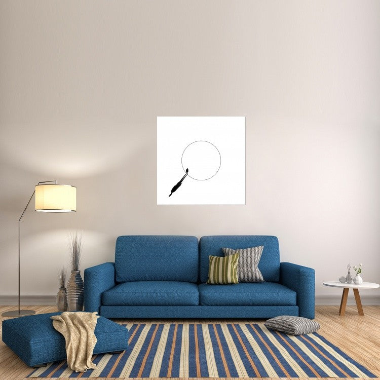 "Walking The Circle!" Stretched Canvas Giclee by Huib Limberg, 40x40"