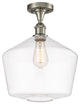 Innovations 516-1C-SN-G652-12-LED 1-Light Semi-Flush Mount, Brushed Satin Nickel