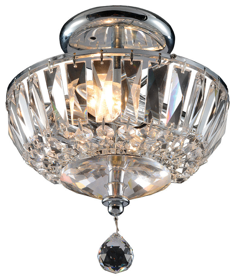 Artistry Lighting Vienne Collection Crystal Chandelier, Chrome, 8"x9"