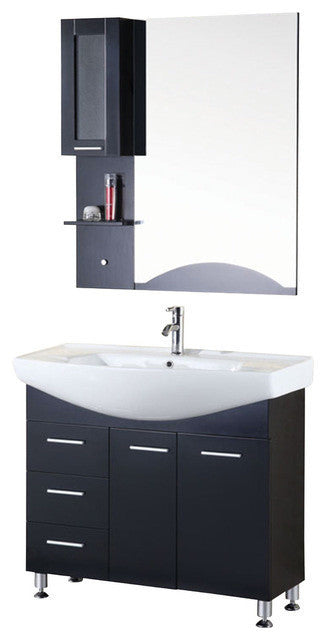 Sierra 40" Single Sink Vanity Set, Espresso