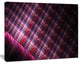 Dark Pink Abstract Metal Grill, Oversized Abstract Canvas Art Print, 60x40