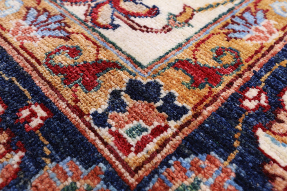 Persian Tabriz Hand-Knotted Wool Rug 6' 10" X 10' 2" Q9997