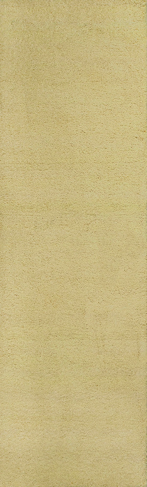 KAS Bliss 1574 Canary Yellow Shag Area Rug, 8' x 11'