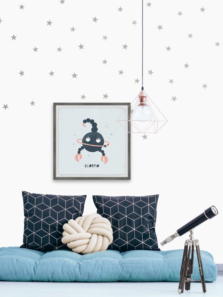 "I'm a Scorpio" Framed Painting Print, 18x18