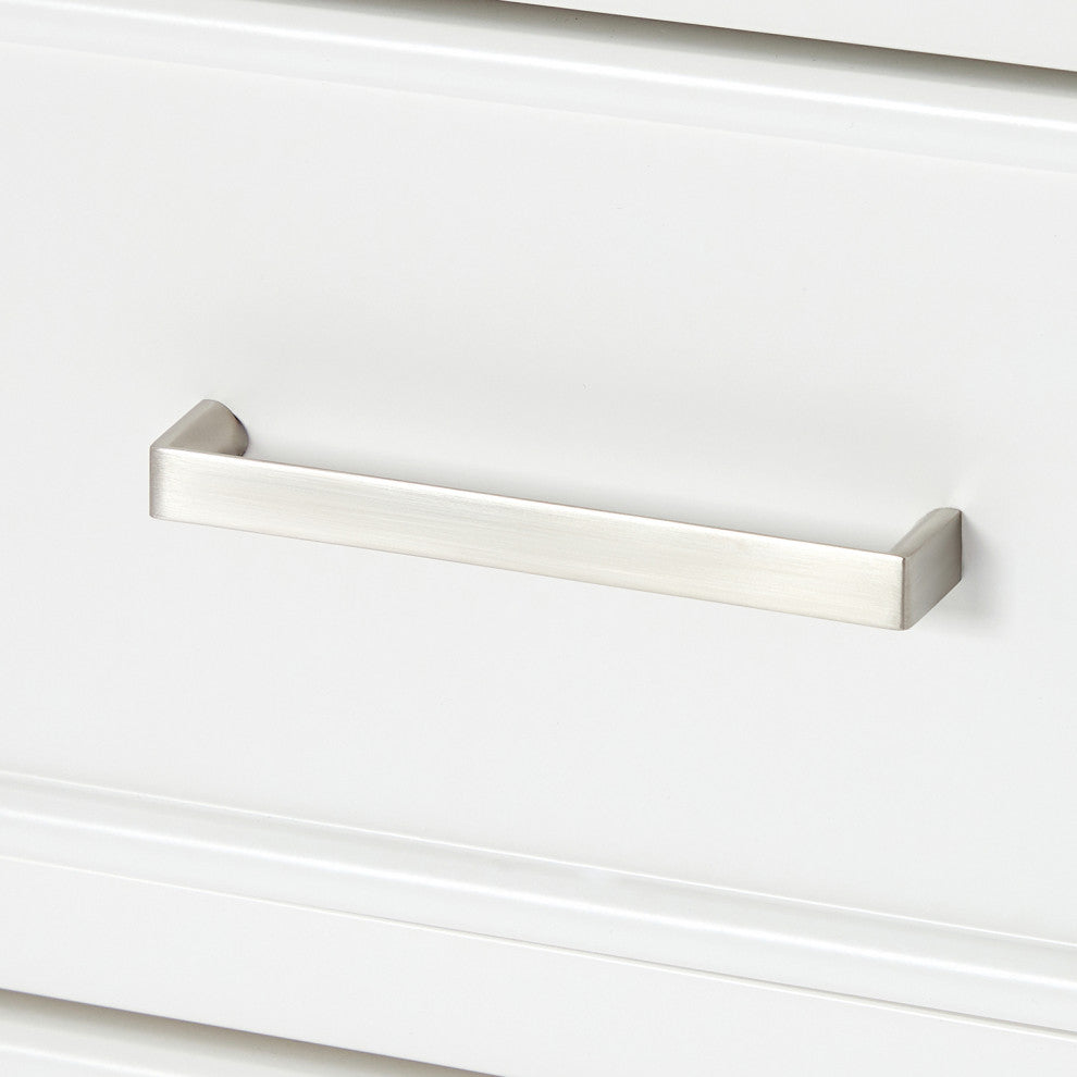 Ariel Stafford 72" Double Sink Bathroom Vanity Base, White