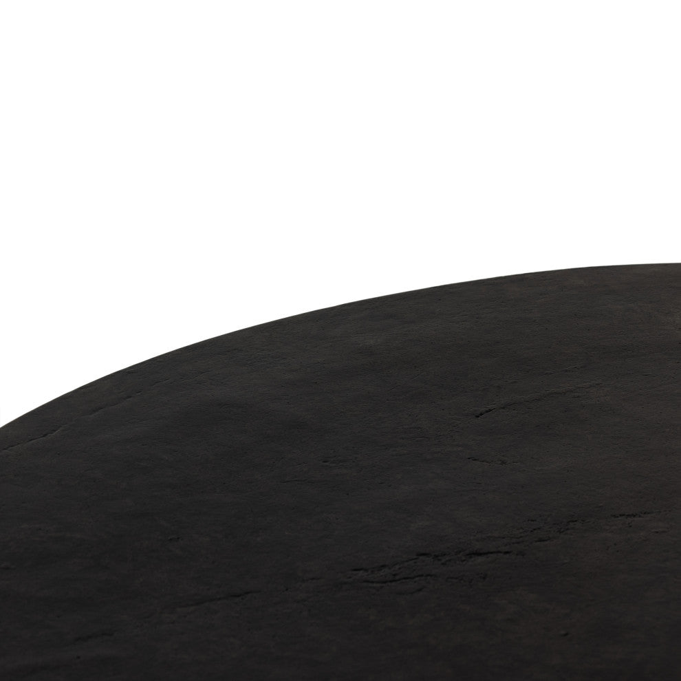 Kelden Coffee Table-Raw Black
