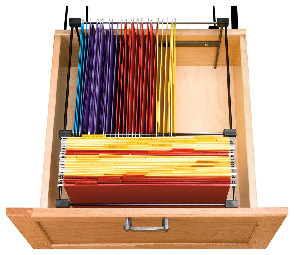 13" File Drawer System Black Rev-A-Shelf RAS-SMFD-52