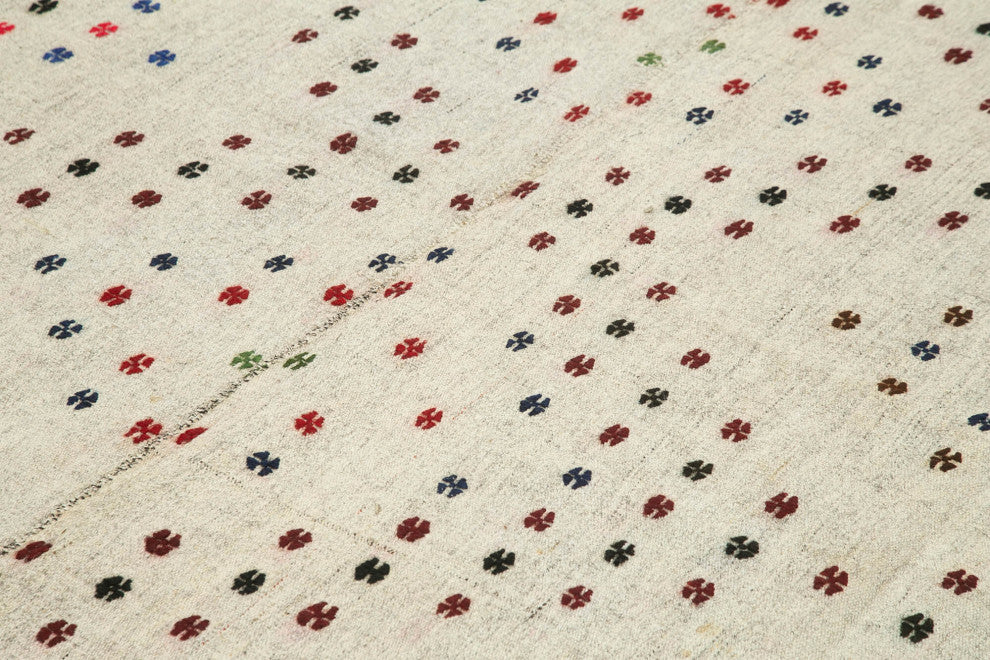 Rug N Carpet - Handmade Turkish 7' 6'' x 10' 8'' Contemporary Kilim Rug