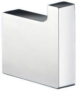Life Single Hook, Set of Two, Polished Chrome