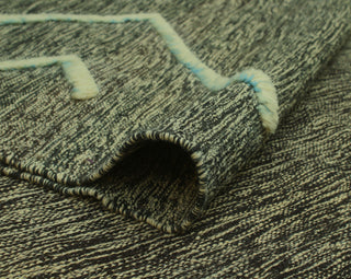 High-Low Kilim Emad Charcoal Rug