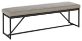 Eden 64" Wide Backless Bench, Dune