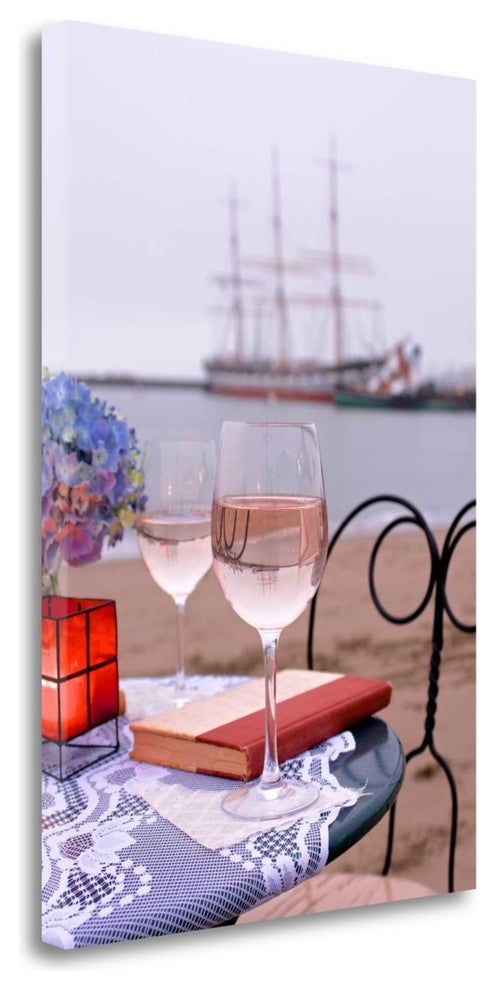 "Dream Cafe Hyde St Pier - 31" By Alan Blaustein, Giclee on Gallery Wrap Canvas