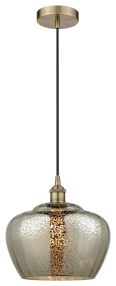 Innovations 616-1P-AB-G96-L-LED 1 Light 11" Mini Pendant, Antique Brass