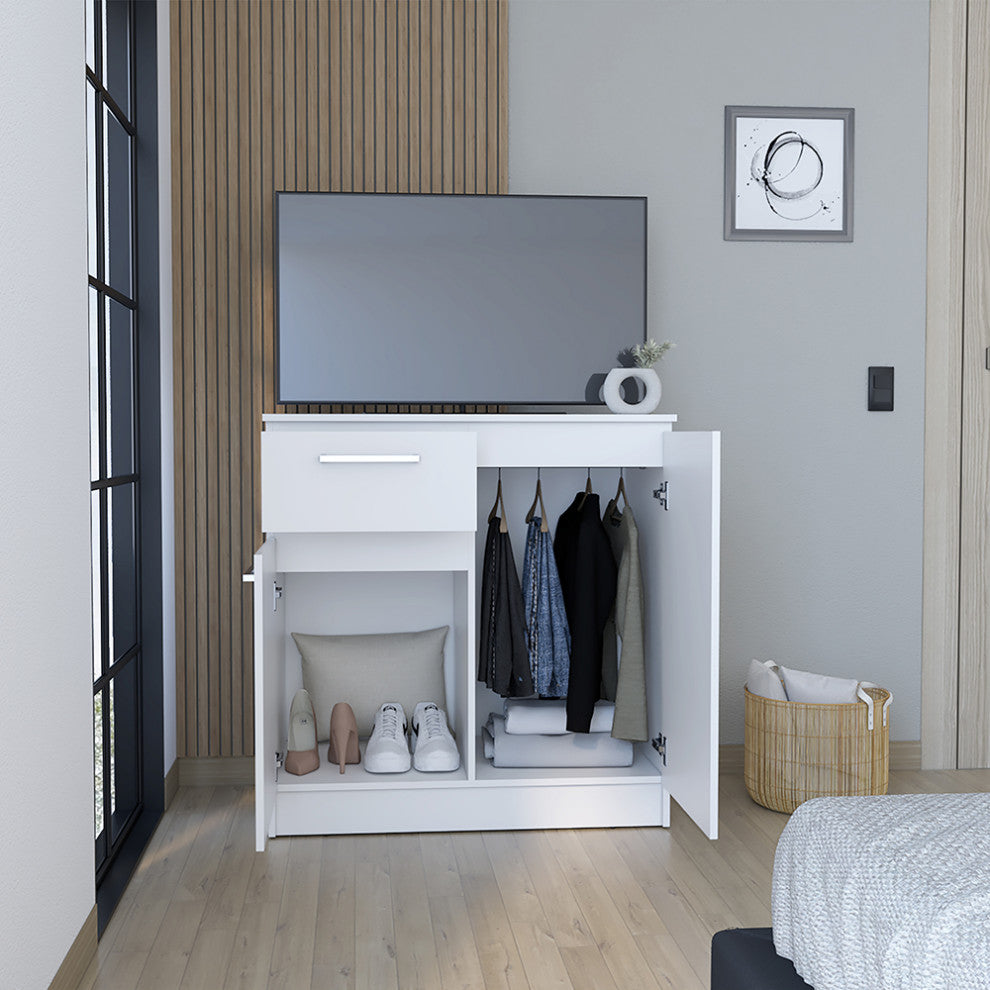 Dresser Carlin, Bedroom, White